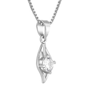 Alternative view of Silver Falling Dew Pendant